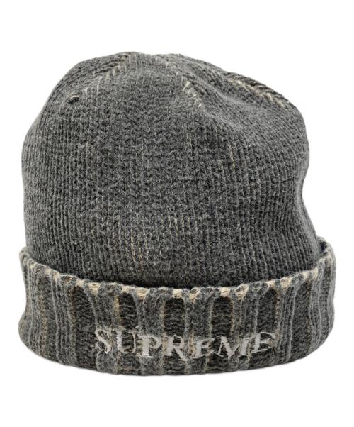 SUPREME（シュプリーム）SUPREME (シュプリーム) OVERPRINT BEANIE/オーバープリントビーニー グレーの古着・服飾アイテム