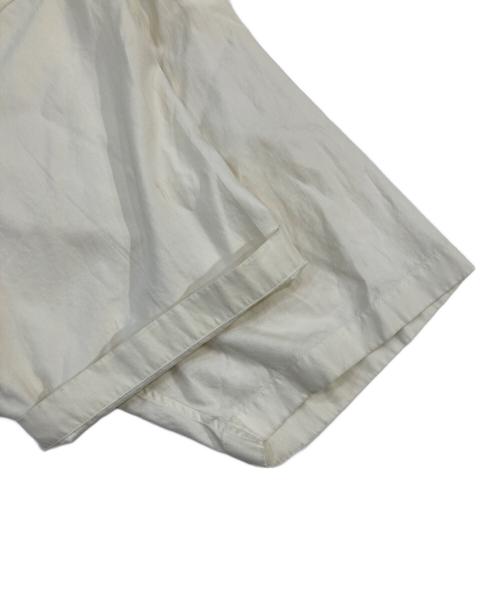 AURALEE（オーラリー）AURALEE (オーラリー) WASHED FINX TWILL BIG HALF SLEEVED SHIRT アイボリー サイズ:4の古着・服飾アイテム