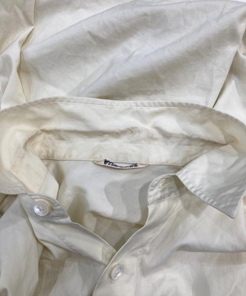 AURALEE（オーラリー）AURALEE (オーラリー) WASHED FINX TWILL BIG HALF SLEEVED SHIRT アイボリー サイズ:4の古着・服飾アイテム