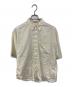 AURALEE（オーラリー）の古着「WASHED FINX TWILL BIG HALF SLEEVED SHIRT」｜アイボリー