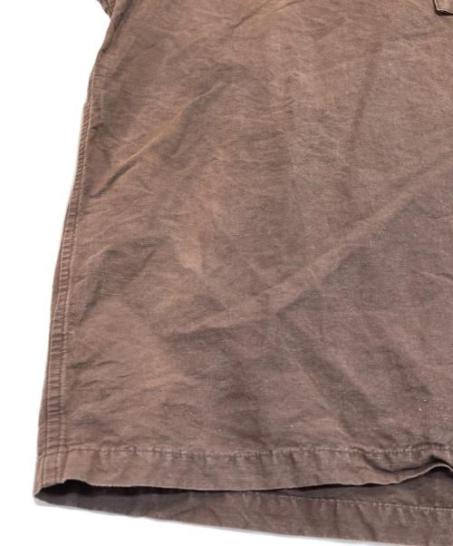 AURALEE（オーラリー）AURALEE (オーラリー) High Density Finx Linen Weather Half Sleeve ブラウン サイズ:5の古着・服飾アイテム