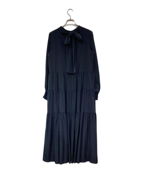 INGEBORG（インゲボルグ）INGEBORG (インゲボルグ) デシンティアードワンピース グリーン サイズ:SIZE 3の古着・服飾アイテム