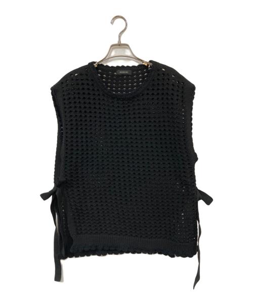 INGEBORG（インゲボルグ）INGEBORG (インゲボルグ) ニットベスト ブラック サイズ:SIZE 3の古着・服飾アイテム