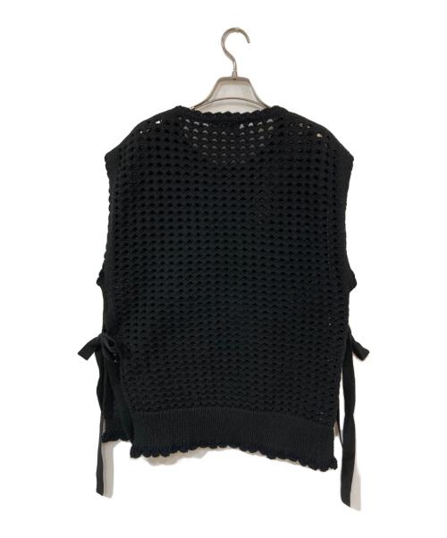 INGEBORG（インゲボルグ）INGEBORG (インゲボルグ) ニットベスト ブラック サイズ:SIZE 3の古着・服飾アイテム