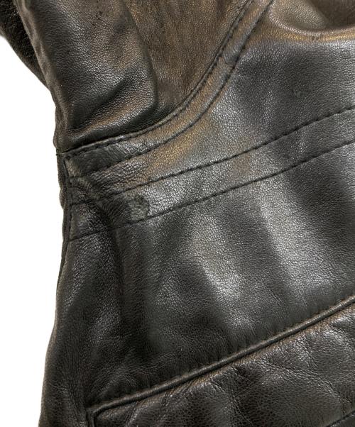 COMSTOCK（カムストック）COMSTOCK (カムストック) レザーカーコート ブラック サイズ:SIZE XLの古着・服飾アイテム