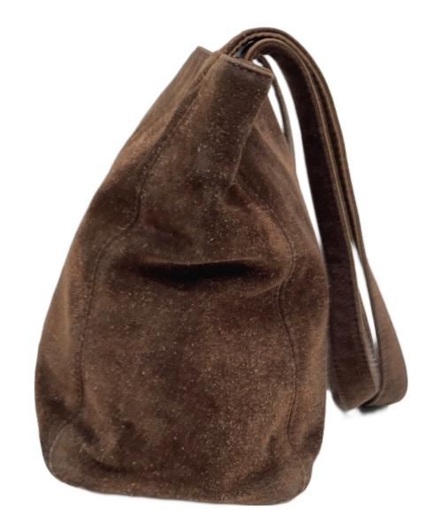 CHANEL（シャネル）CHANEL (シャネル) ココマークスウェードトートバッグ ブラウンの古着・服飾アイテム