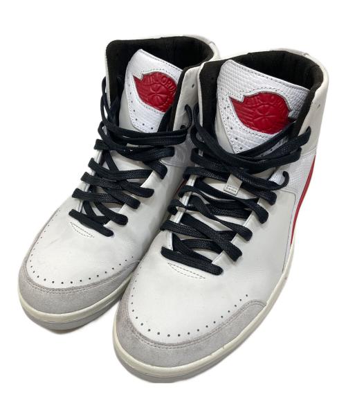 NIKE（ナイキ）NIKE (ナイキ) Nina Chanel Abney (ニーナ シャネル アブニー) Air Jordan 2 High White and Gym Red ホワイト サイズ:27.5cmの古着・服飾アイテム