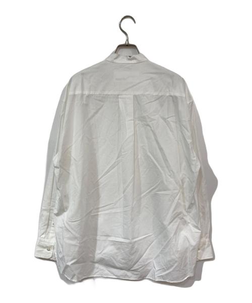 Whim Gazette（ウィムガゼット）Whim Gazette (ウィムガゼット) タイプライタースタンドカラーシャツ ホワイト サイズ:SIZE Freeの古着・服飾アイテム