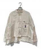 LEEリー）の古着「チャイナカラー デニムジャケット」｜アイボリー