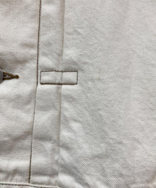 beautiful people（ビューティフルピープル）beautiful people (ビューティフルピープル) セルヴィッジデニムビッグブルゾン アイボリー サイズ:SIZE 38の古着・服飾アイテム