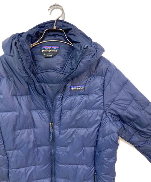 Patagonia（パタゴニア）Patagonia (パタゴニア) マクロ・パフ・フーディー ネイビー サイズ:Sの古着・服飾アイテム