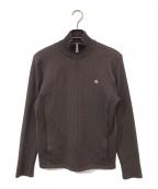 BURBERRYバーバリー）の古着「ドライバーズニット」｜ブラウン