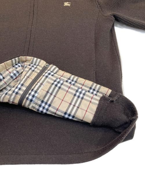 BURBERRY（バーバリー）BURBERRY (バーバリー) ドライバーズニット ブラウン サイズ:3の古着・服飾アイテム