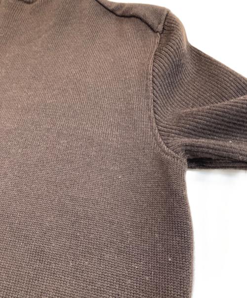 BURBERRY（バーバリー）BURBERRY (バーバリー) ドライバーズニット ブラウン サイズ:3の古着・服飾アイテム