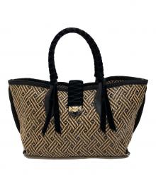 JIMMY CHOO（ジミーチュウ）の古着「ハンドバッグ」｜ベージュ