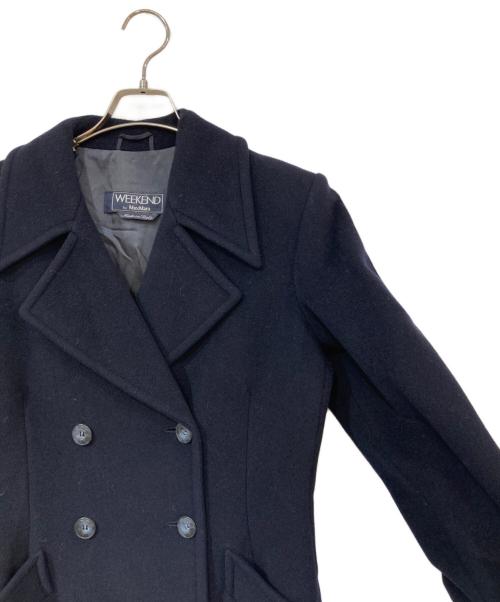 WEEKEND Max Mara（ウィークエンド マックスマーラ）WEEKEND Max Mara (ウィークエンド マックスマーラ) ウールダブルコート ネイビー サイズ:SIZE 42の古着・服飾アイテム