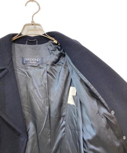 WEEKEND Max Mara（ウィークエンド マックスマーラ）WEEKEND Max Mara (ウィークエンド マックスマーラ) ウールダブルコート ネイビー サイズ:SIZE 42の古着・服飾アイテム