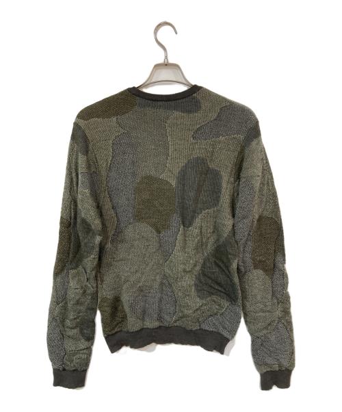 Yohji Yamamoto pour homme（ヨウジヤマモト プールオム）Yohji Yamamoto pour homme (ヨウジヤマモト プールオム) プルオーバーニット カーキ サイズ:3の古着・服飾アイテム