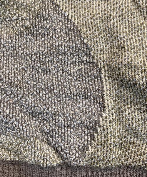 Yohji Yamamoto pour homme（ヨウジヤマモト プールオム）Yohji Yamamoto pour homme (ヨウジヤマモト プールオム) プルオーバーニット カーキ サイズ:3の古着・服飾アイテム