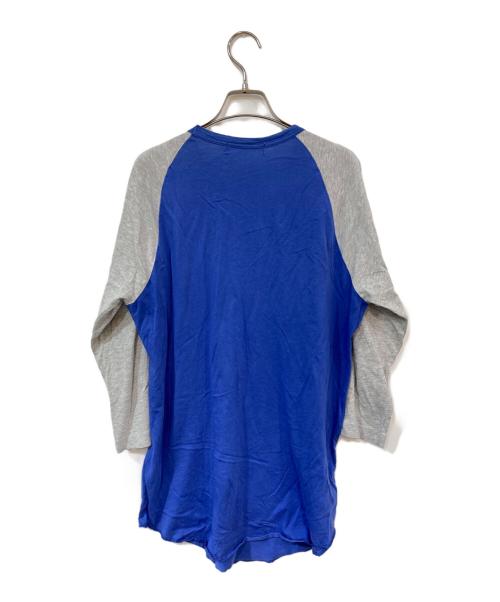 COMME des GARCONS SHIRT（コムデギャルソンシャツ）COMME des GARCONS SHIRT (コムデギャルソンシャツ) Logo Baseball Tee ブルー サイズ:Lの古着・服飾アイテム