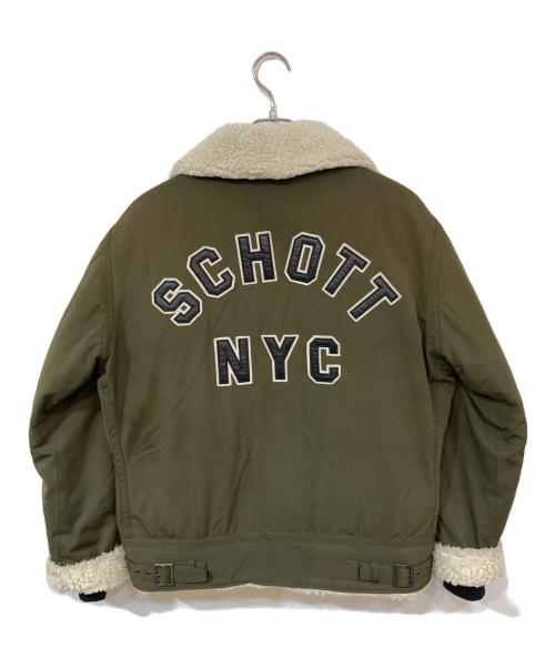 Schott（ショット）Schott (ショット) URBAN B-3 フライトジャケット カーキ サイズ:Lの古着・服飾アイテム