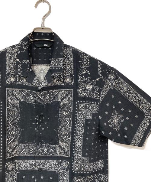THE NORTH FACE（ザ ノース フェイス）THE NORTH FACE (ザ ノース フェイス) S/S ALOHA Vent SHIRT ブラック サイズ:Mの古着・服飾アイテム