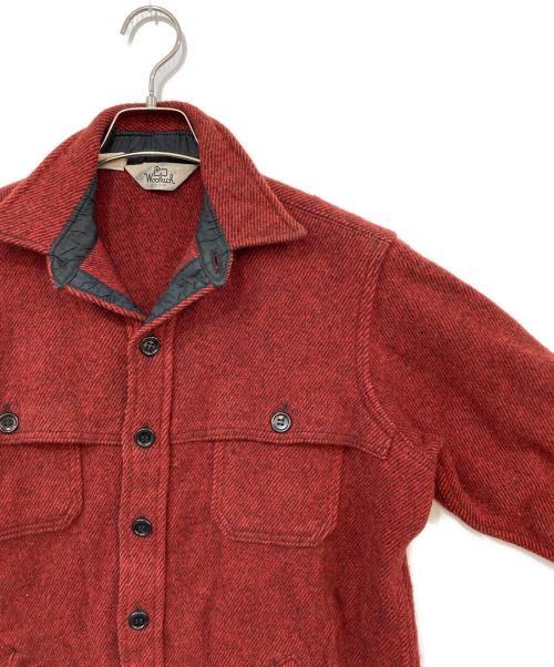 WOOLRICH（ウールリッチ）WOOLRICH (ウールリッチ) 70’s ツイルジャケット レッド サイズ:-の古着・服飾アイテム