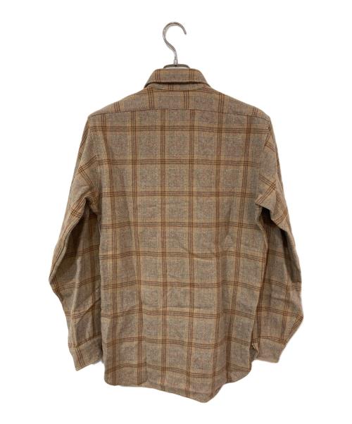 PENDLETON（ペンドルトン）PENDLETON (ペンドルトン) 70’s チェックシャツ ベージュ サイズ:Mの古着・服飾アイテム