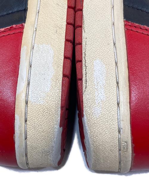 NIKE（ナイキ）NIKE (ナイキ) AIR JORDAN 1 RETRO BLACK / VARSITY RED レッド×ブラック サイズ:28cmの古着・服飾アイテム