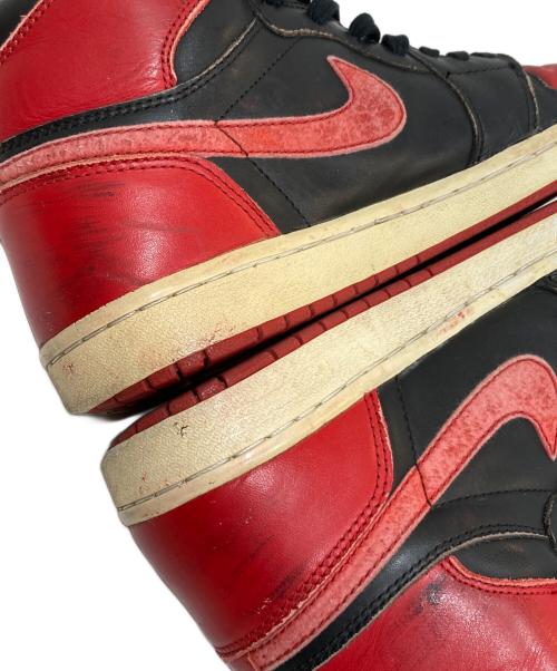 NIKE（ナイキ）NIKE (ナイキ) AIR JORDAN 1 RETRO BLACK / VARSITY RED レッド×ブラック サイズ:28cmの古着・服飾アイテム