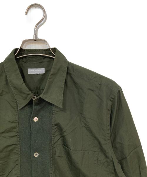 COMME des GARCONS HOMME（コムデギャルソン オム）COMME des GARCONS HOMME (コムデギャルソン オム) ドッキングシャツ グリーン サイズ:Ｌの古着・服飾アイテム