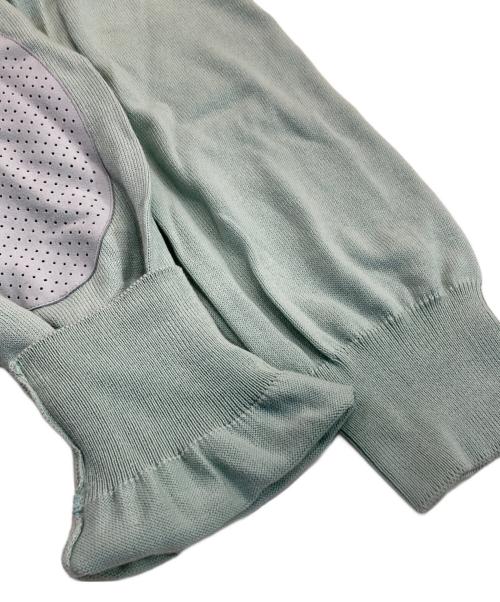 Maison Margiela（メゾンマルジェラ）Maison Margiela (メゾンマルジェラ) エルボーパッチ コットンカーディガン グリーン サイズ:XLの古着・服飾アイテム