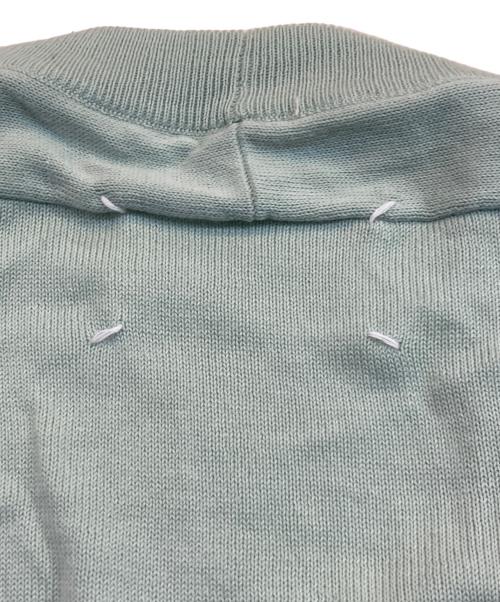 Maison Margiela（メゾンマルジェラ）Maison Margiela (メゾンマルジェラ) エルボーパッチ コットンカーディガン グリーン サイズ:XLの古着・服飾アイテム