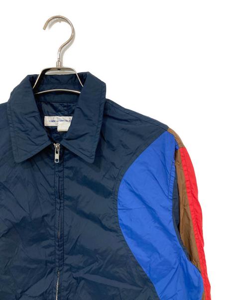COMME des GARCONS SHIRT（コムデギャルソンシャツ）COMME des GARCONS SHIRT (コムデギャルソンシャツ) ナイロンジャケット ネイビー サイズ:Mの古着・服飾アイテム