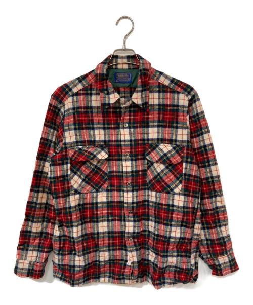 PENDLETON（ペンドルトン）PENDLETON (ペンドルトン) チェックシャツ レッド サイズ:Lの古着・服飾アイテム