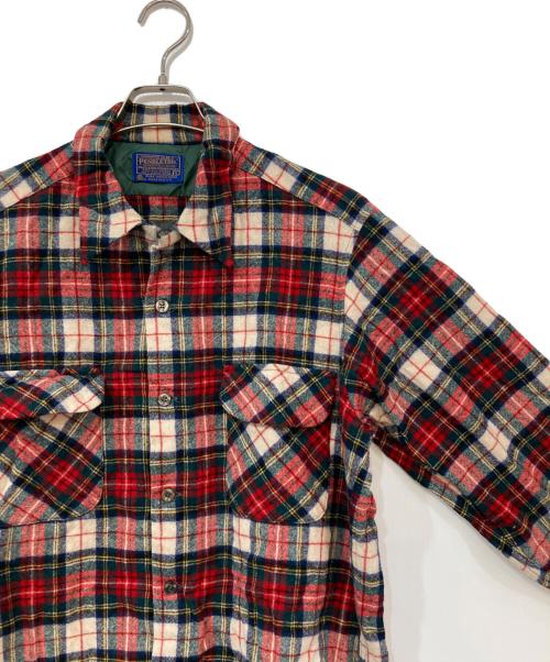 PENDLETON（ペンドルトン）PENDLETON (ペンドルトン) チェックシャツ レッド サイズ:Lの古着・服飾アイテム