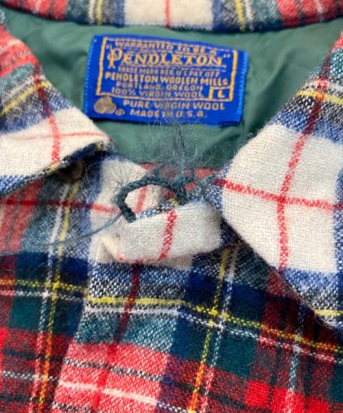 PENDLETON（ペンドルトン）PENDLETON (ペンドルトン) チェックシャツ レッド サイズ:Lの古着・服飾アイテム