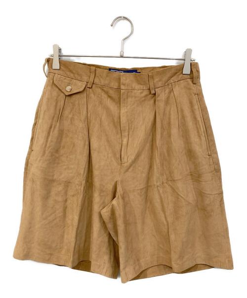 POLO RALPH LAUREN（ポロ・ラルフローレン）POLO RALPH LAUREN (ポロ・ラルフローレン) スエード ハーフパンツ ブラウン サイズ:SIZE 31の古着・服飾アイテム