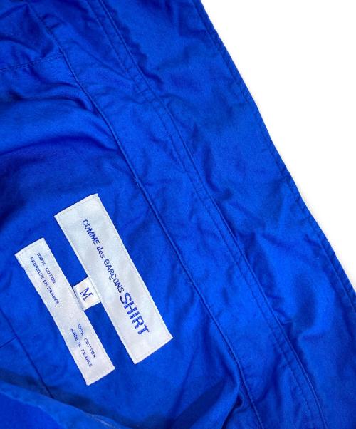 COMME des GARCONS SHIRT（コムデギャルソンシャツ）COMME des GARCONS SHIRT (コムデギャルソンシャツ) デザインシャツ ブルー サイズ:Mの古着・服飾アイテム