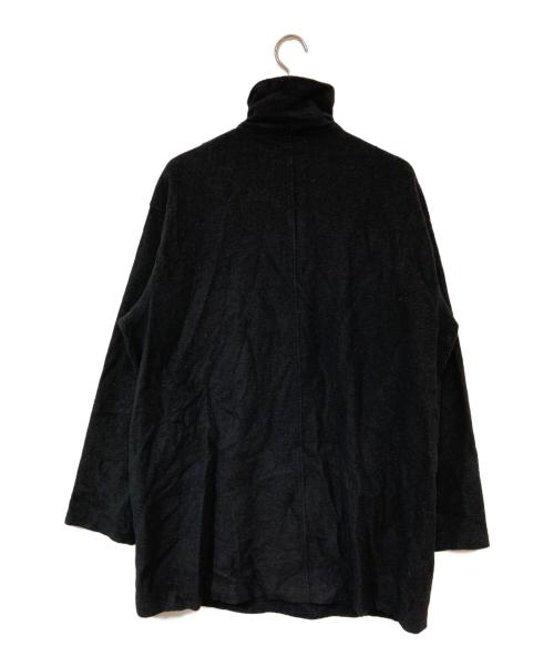 YOHJI YAMAMOTO（ヨウジヤマモト）YOHJI YAMAMOTO (ヨウジヤマモト) ハーフジップシャツ ブラック サイズ:SIZE Mの古着・服飾アイテム