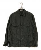 ISSEY MIYAKE MENイッセイミヤケメン）の古着「長袖シャツ」｜カーキ