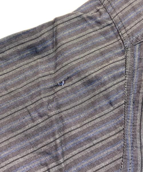 DRIES VAN NOTEN（ドリスヴァンノッテン）DRIES VAN NOTEN (ドリスヴァンノッテン) 長袖ストライプシャツ ネイビー サイズ:50の古着・服飾アイテム