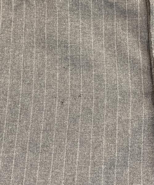 COMME des GARCONS SHIRT（コムデギャルソンシャツ）COMME des GARCONS SHIRT (コムデギャルソンシャツ) ウールストライプシャツ グレー サイズ:SIZE Mの古着・服飾アイテム