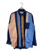 COMME des GARCONS SHIRTコムデギャルソンシャツ）の古着「長袖シャツ」｜ネイビー