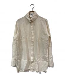 YOHJI YAMAMOTO（ヨウジヤマモト）の古着「ウールロングシャツ」｜ホワイト