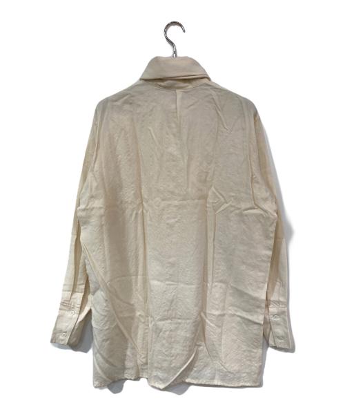 YOHJI YAMAMOTO（ヨウジヤマモト）YOHJI YAMAMOTO (ヨウジヤマモト) ウールロングシャツ ホワイト サイズ:SIZE 3の古着・服飾アイテム