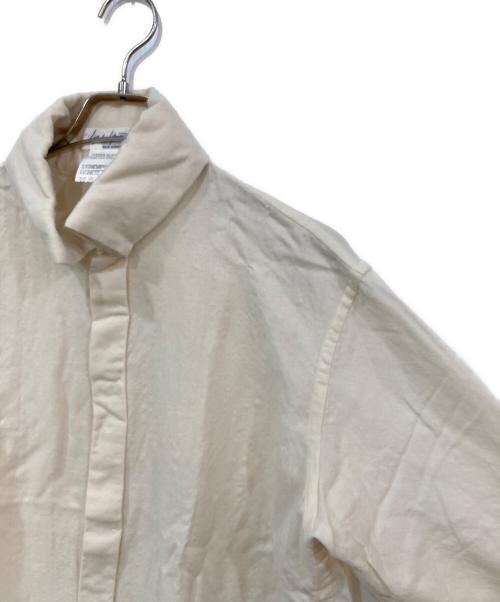YOHJI YAMAMOTO（ヨウジヤマモト）YOHJI YAMAMOTO (ヨウジヤマモト) ウールロングシャツ ホワイト サイズ:SIZE 3の古着・服飾アイテム