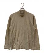 ISSEY MIYAKEイッセイミヤケ）の古着「ハイネックニット」｜ベージュ