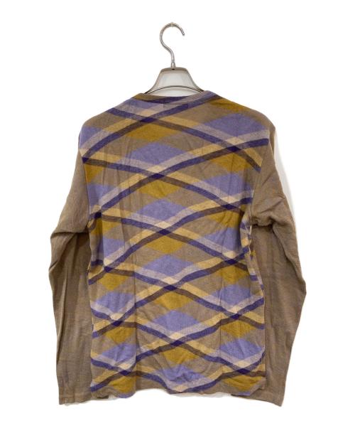 Yohji Yamamoto pour homme（ヨウジヤマモト プールオム）Yohji Yamamoto pour homme (ヨウジヤマモト プールオム) ウールニット ベージュ サイズ:3の古着・服飾アイテム