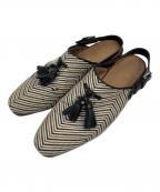 Christian Louboutinクリスチャン・ルブタン）の古着「タッセルサンダル」｜ホワイト